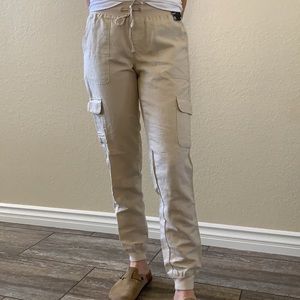 NWT NY&C Linen Jogger Pants
